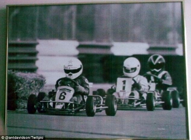 Dan WhlDon Wheldon and his mate Jensen Button (Formula-one) UK. champion)